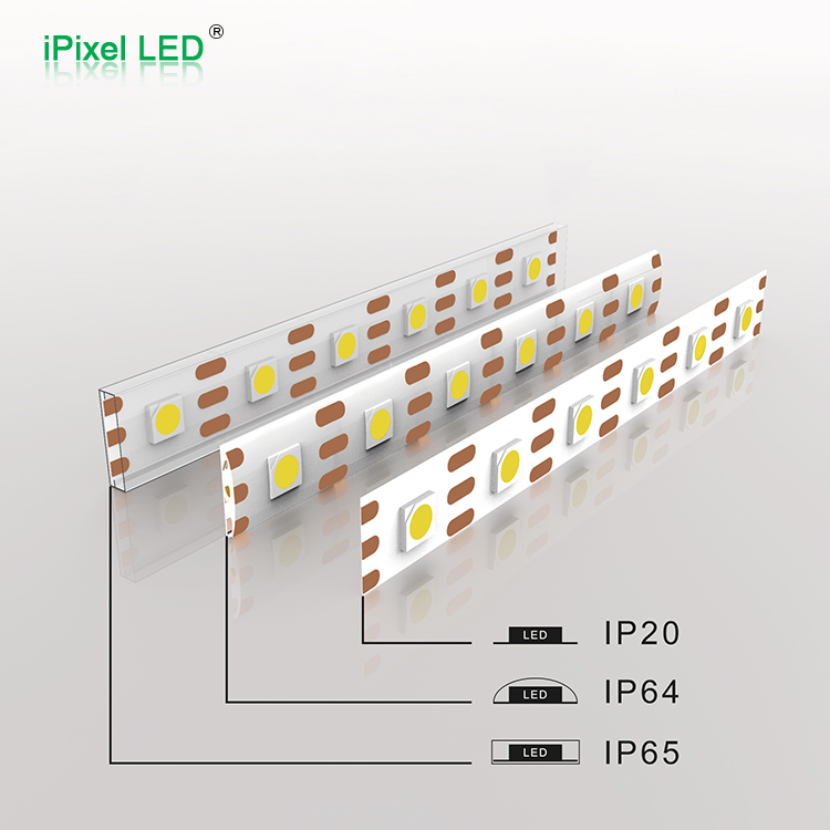 SMD 5050 RGB LED Strip 60LEDs/M DC12V/24V