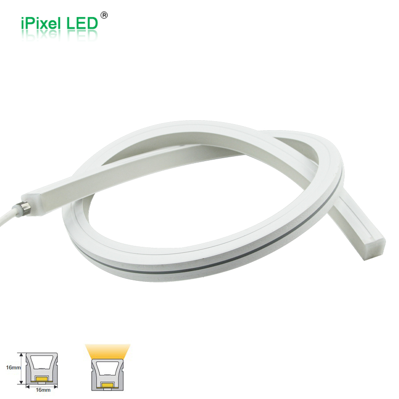 16x16mm DMX512 RGB top view LED Neon strip DC24V